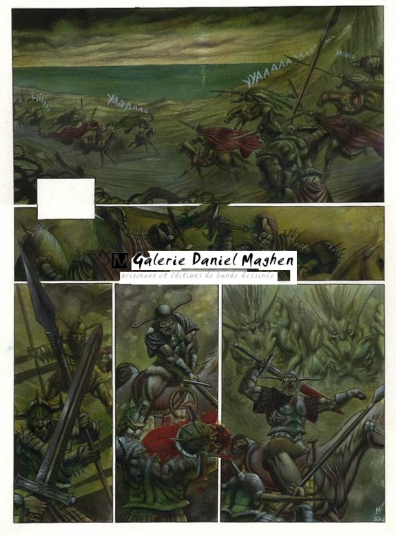 p23 - Jean-François Martinez - Encre de Chine et encre de couleur sur papier - 287