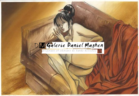 femme nue couchée sur canapé - Jung - 296