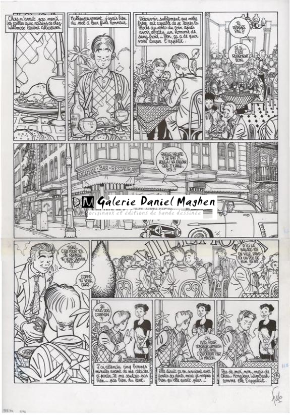 p16 sur calque +bleu+un crayonné - Fred Simon - 305