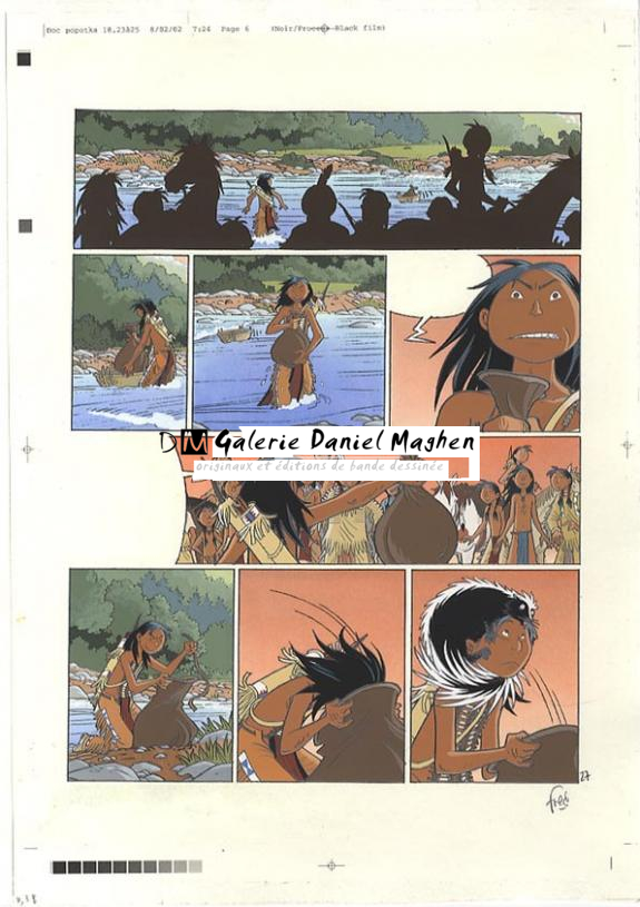 p27 planche + 2 crayonnés - Fred Simon - 320