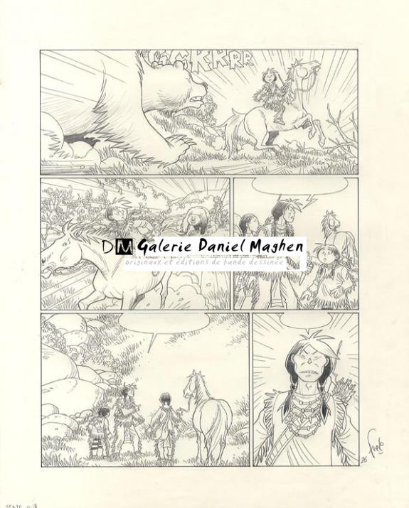 p26 planche+bleu+crayonné - Fred Simon - 323