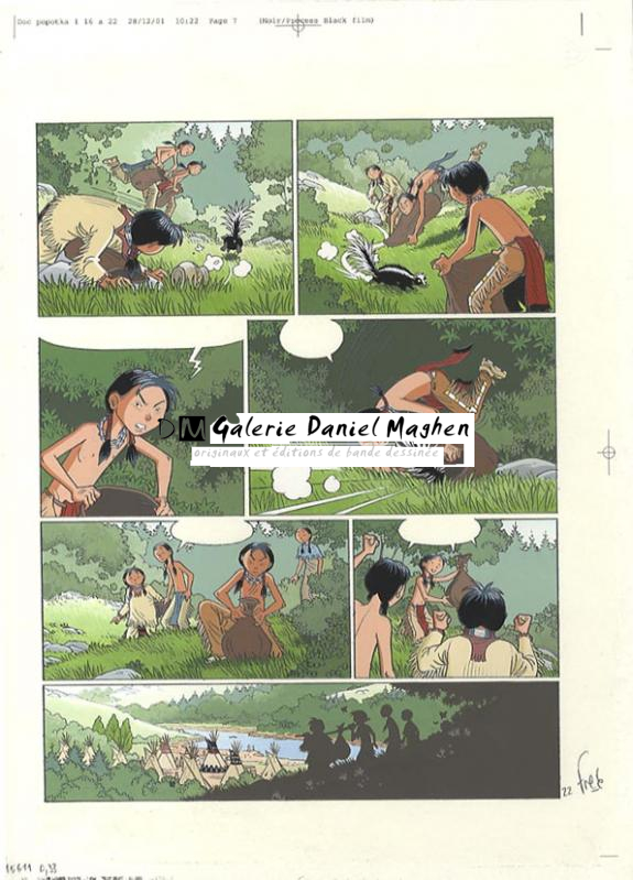 p22 planche + 2 crayonnés - Fred Simon - 324