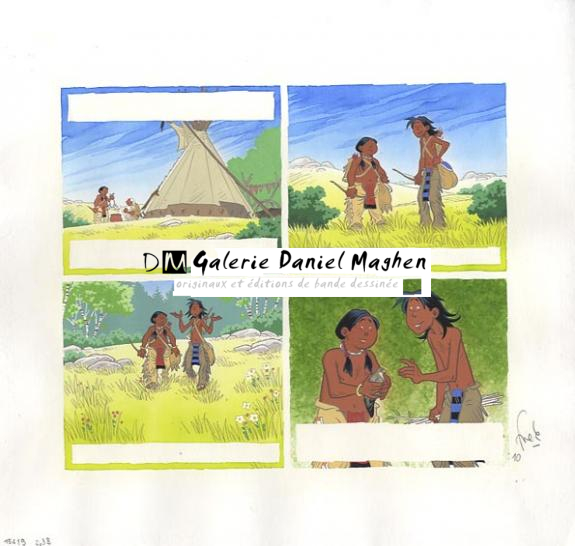 p10  bas couleur directe , haut bleu +1crayonné - Fred Simon - 330