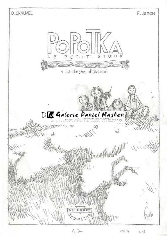 projet de  couverture t1 - Fred Simon - 348