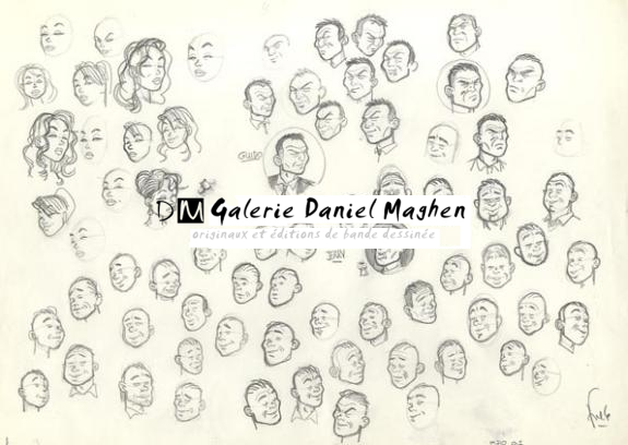 étude de personnages - Fred Simon - 368