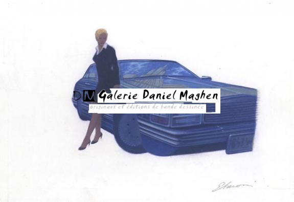 femme et voiture - Didier Eberoni - 405