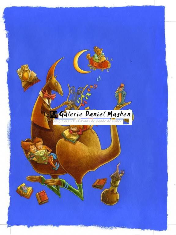 affiche Festival de Ruelle - Cécile Chicault - Gouache sur papier - 412