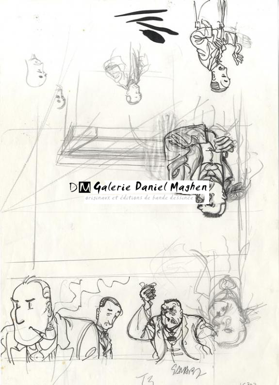 étude de personnages - Didier Savard - 435