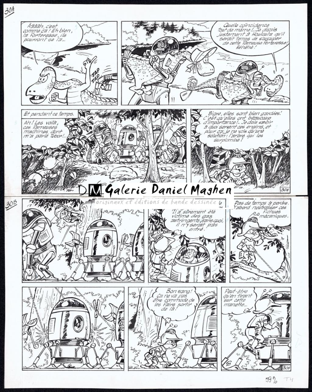 planche originale 30 - Roland Gos - Encre de Chine sur papier - 4440