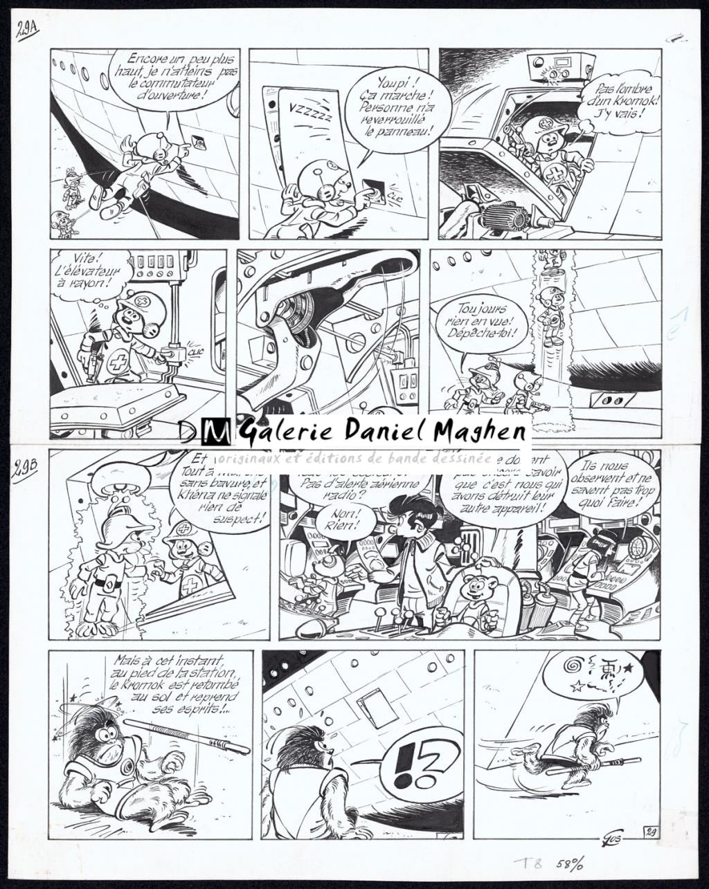 planche originale 29 - Roland Gos - Encre de Chine sur papier - 4441
