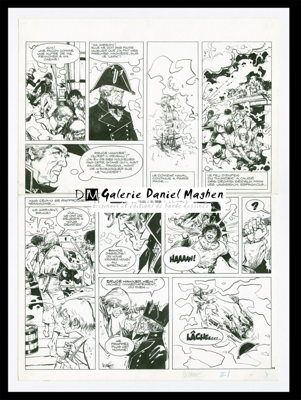 Planche originale n°24 - William Vance - Encre de Chine sur papier - 5605