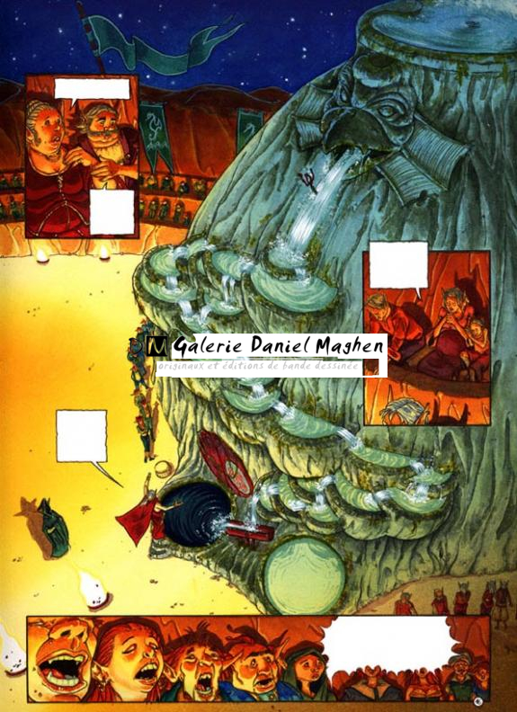 p16 + n/b - Olivier Brazao - Encre de couleur sur papier - 521