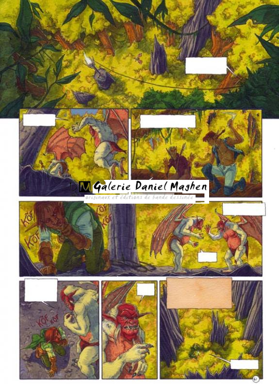 p61 +n/b - Olivier Brazao - Encre de couleur sur papier - 526