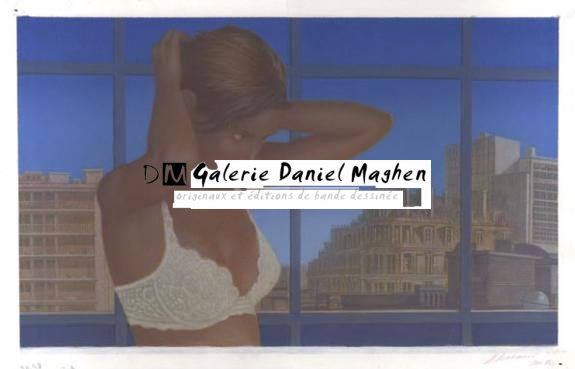 femme à sa fenêtre - Didier Eberoni - 535