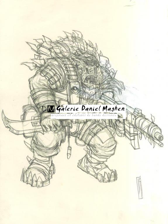 orc mitrailleuse - Paul Jeacock - 545