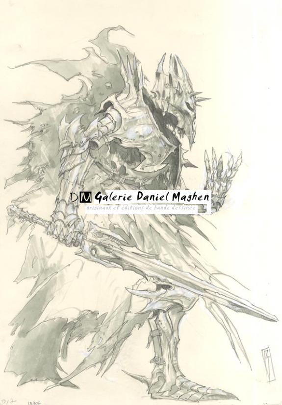 squelette avec épée - Paul Jeacock - 552