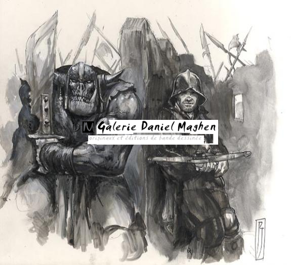 chevalier et orc - Paul Jeacock - 581