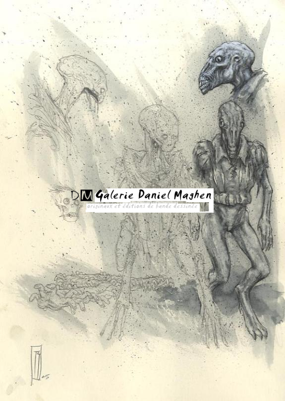 études monstres - Paul Jeacock - 584