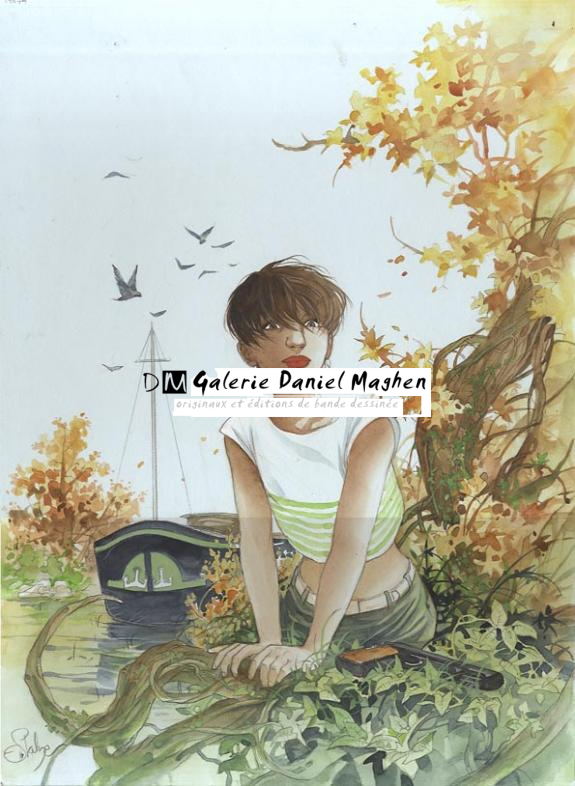 femme  et bateau - Eric Stalner - 693