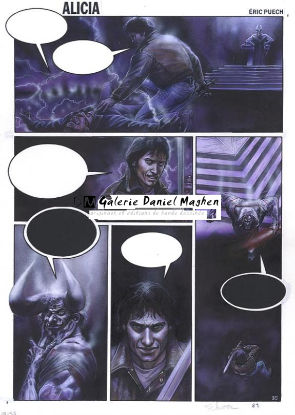 p35 - Eric Puech - Encre de couleur sur papier - 711