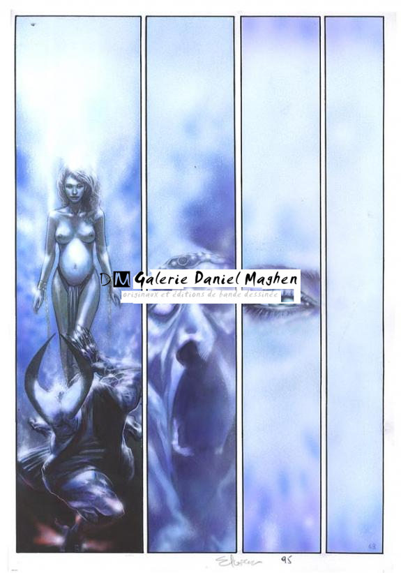 p43 - Eric Puech - Encre de couleur sur papier - 714