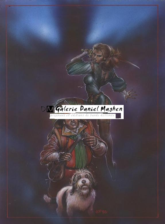 page de titre - Eric Puech - Encre de couleur sur papier - 717