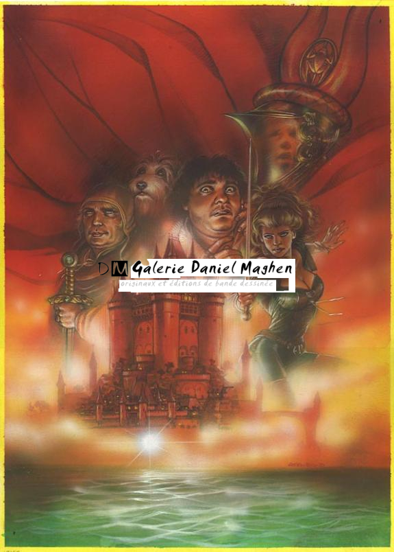 page de garde - Eric Puech - Encre de couleur sur papier - 718