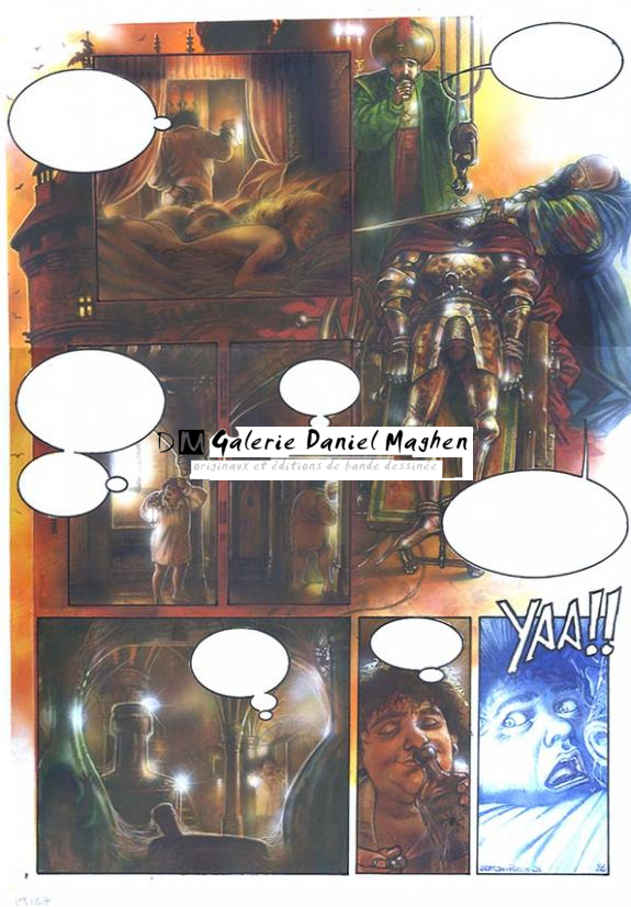 p26 - Eric Puech - Encre de couleur sur papier - 723