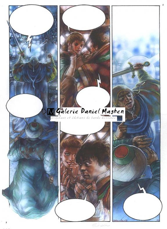 p30 - Eric Puech - Encre de couleur sur papier - 725