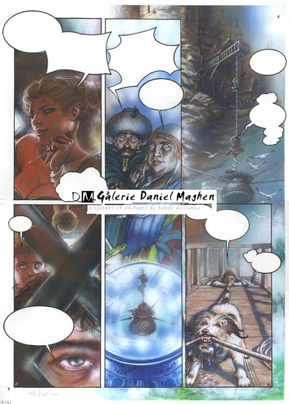 p31 - Eric Puech - Encre de couleur sur papier - 726