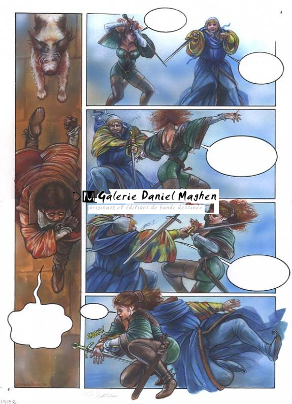 p36 - Eric Puech - Encre de couleur sur papier - 727