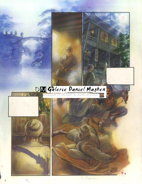 p08 - Eric Puech - Encre de couleur sur papier - 735