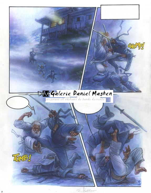 p11 - Eric Puech - Encre de couleur sur papier - 737