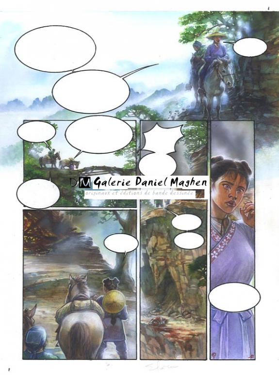 p18 - Eric Puech - Encre de couleur sur papier - 740