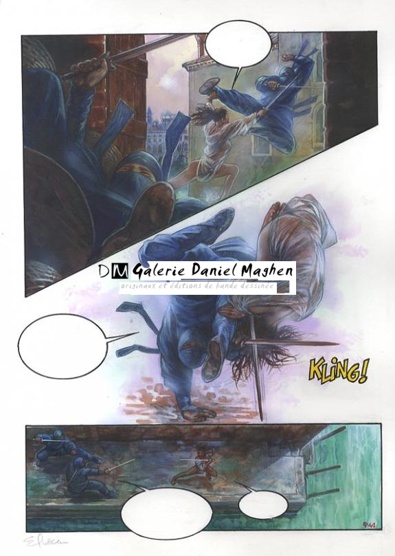 p41 - Eric Puech - Encre de couleur sur papier - 745