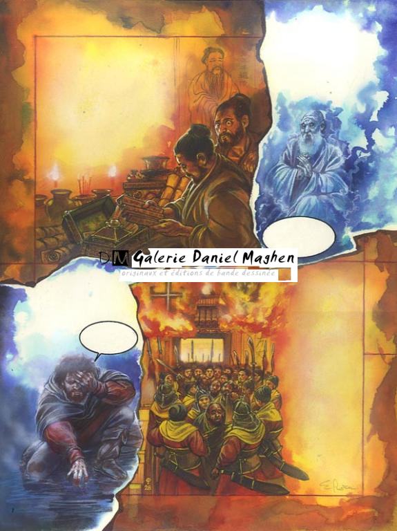 p28 - Eric Puech - Encre de couleur sur papier - 753