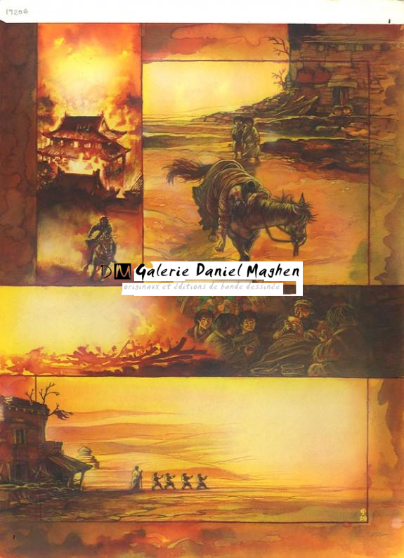 p29 - Eric Puech - Encre de couleur sur papier - 754