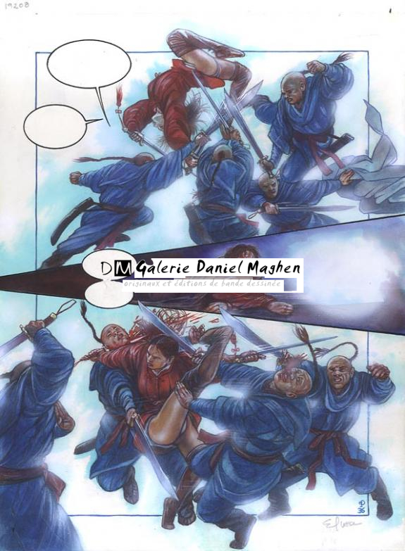 p36 - Eric Puech - Encre de couleur sur papier - 756