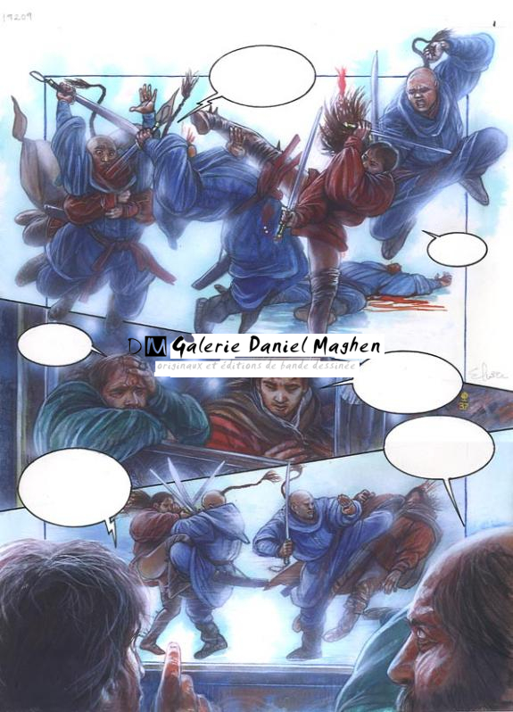 p37 - Eric Puech - Encre de couleur sur papier - 757