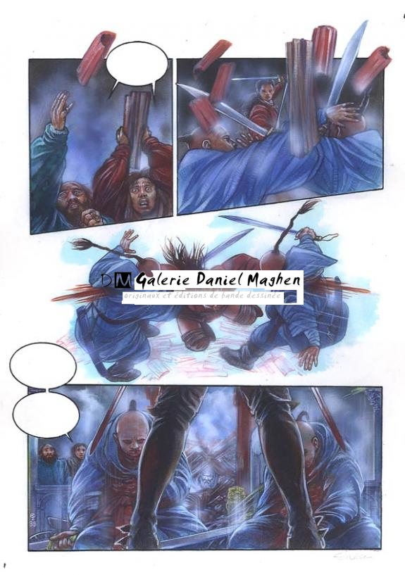 p38 - Eric Puech - Encre de couleur sur papier - 758