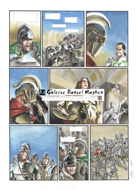 Planche originale - Aleksa Gajic - Aquarelle, encre et gouache sur papier - 761