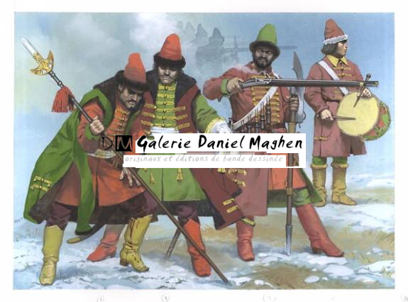 illustration "H - Angus Mc Bride - Encre de couleur sur papier - 789