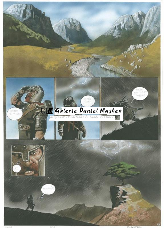 p43 - Drazen Kovacevic - Aquarelle sur papier - 802