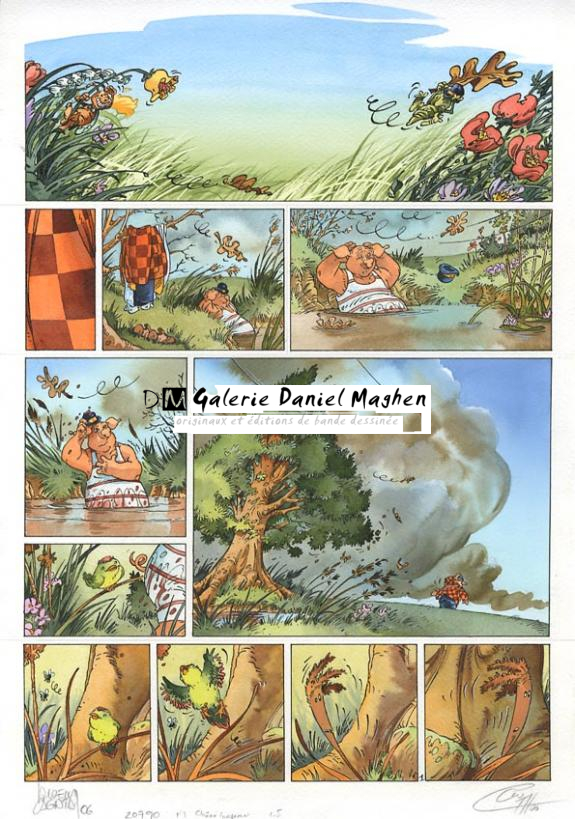 Le chêne et le roseau" p1 à 4 histoire complète - Guth&Cagniat - 915