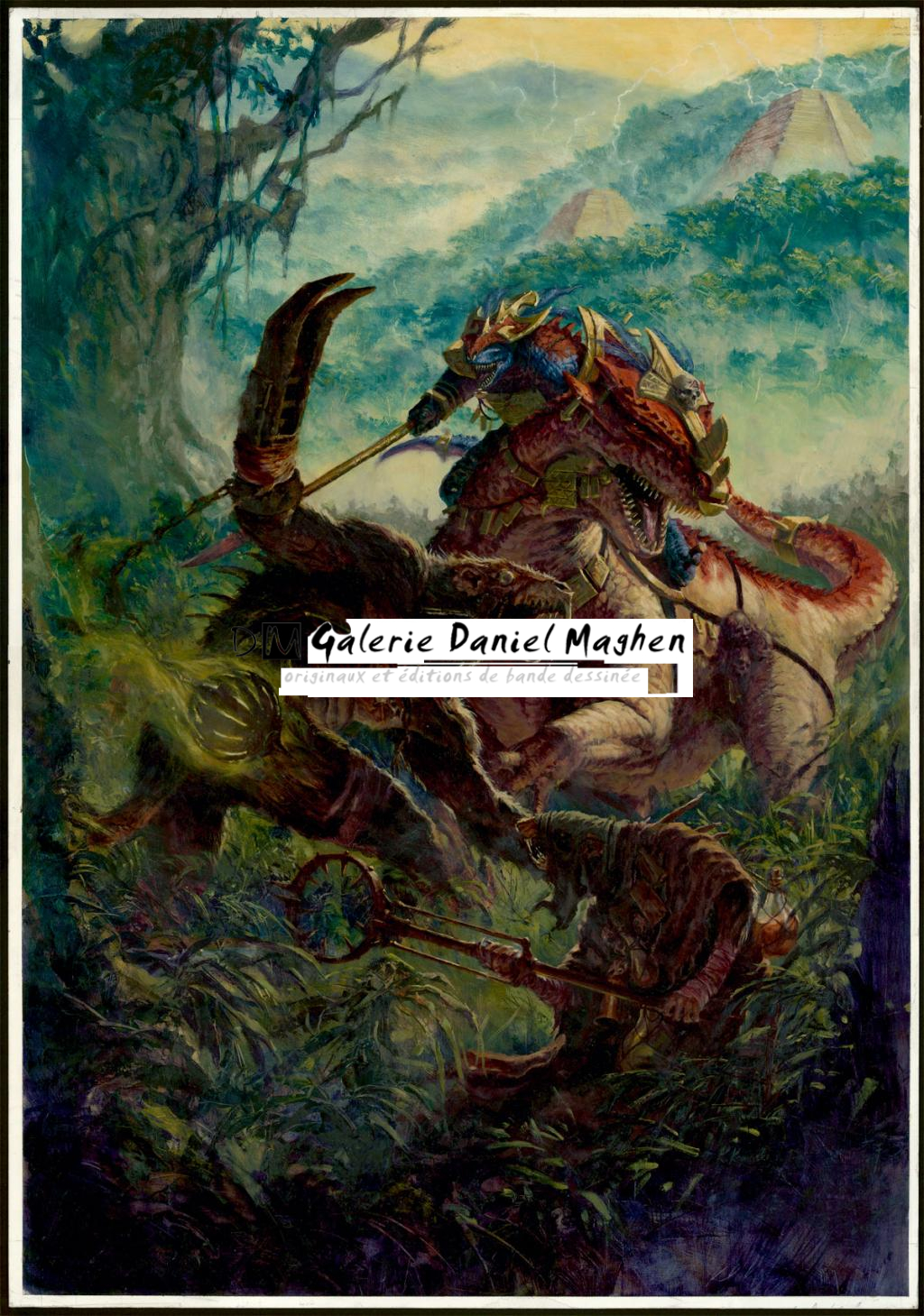 huile: lustria book cover - Karl Kopinski - 1192