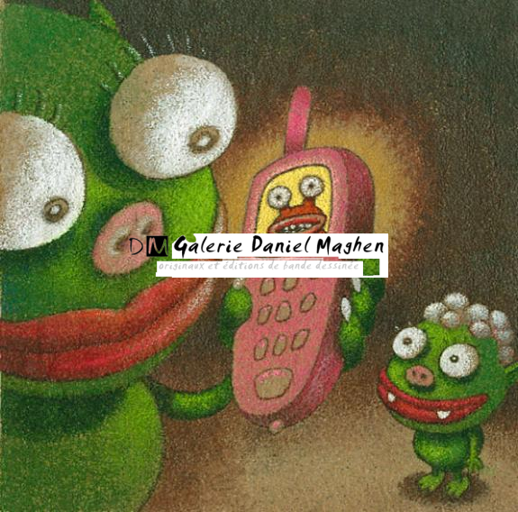 monstres au téléphone - Olivier O'Groj - 1197