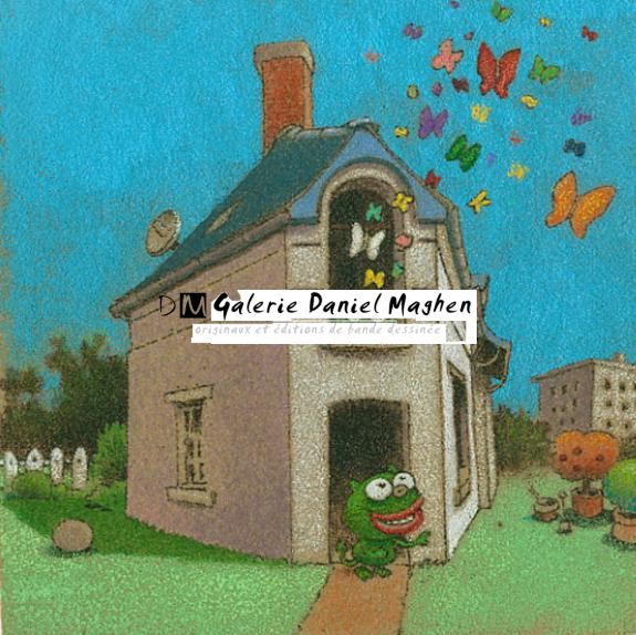 papillons, monstres et maison - Olivier O'Groj - 1198