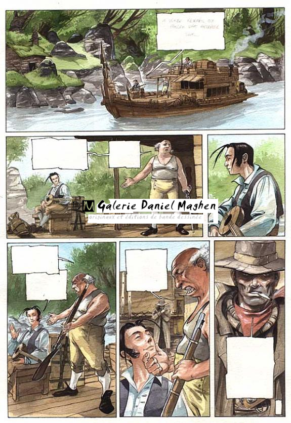 p01 - Fabrice Meddour - Aquarelle et encre de Chine sur papier - 247