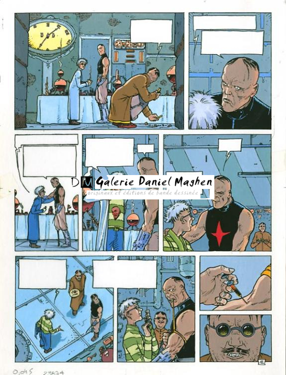 p12 - Philippe Adamov - Gouache sur papier - 1254