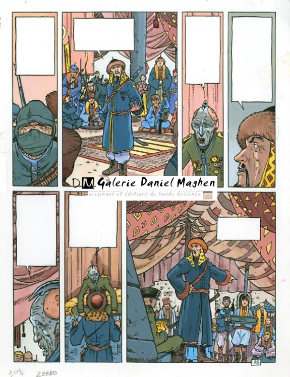 p25 - Philippe Adamov - Gouache sur papier - 1259